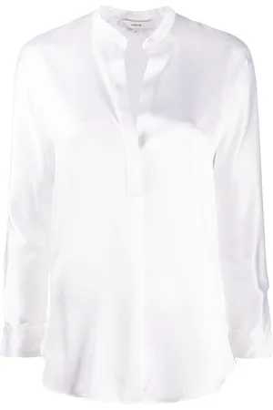 Vince Open neck loose fit blouse