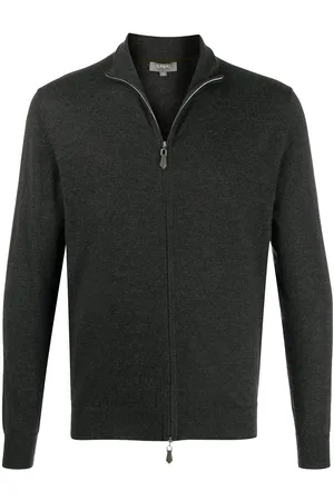 N.PEAL Spread collar cardigan