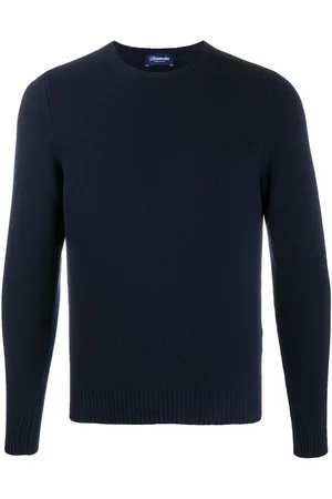 DRUMOHR Rib-trimmed cashmere jumper