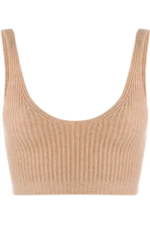 Cashmere In Love Reese ribbed-knit cropped vest