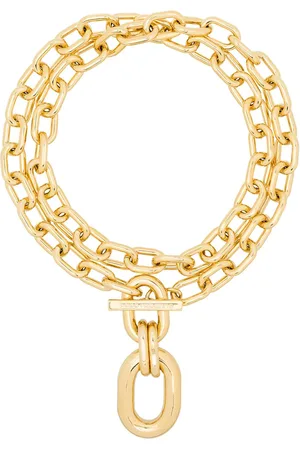 Paco rabanne Double-wrap chain necklace