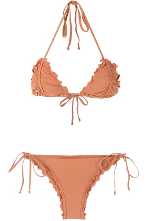 AMIR SLAMA Ripple effect bikini set