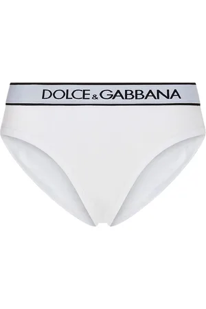 Dolce & Gabbana Logo-waistband ribbed briefs