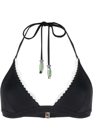 Stella McCartney Striped detail one-piece