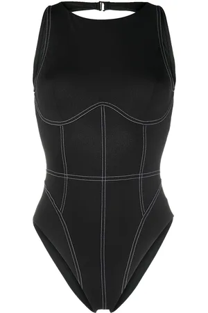 Noire Swimwear Open-back one-piece swimsuit