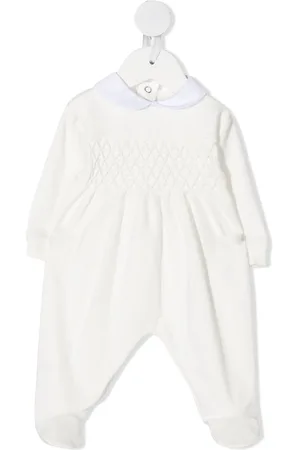 SIOLA Honeycomb-stitch embellished one-piece