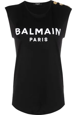 Balmain Button-detailed T-shirt