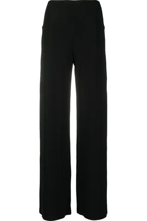Norma Kamali Mid-rise wide-leg trousers