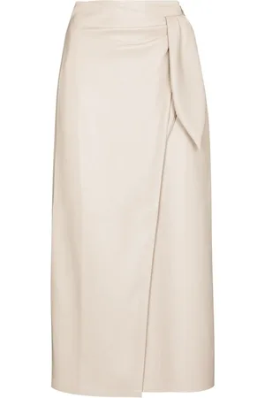 Nanushka Amas wraparound midi skirt