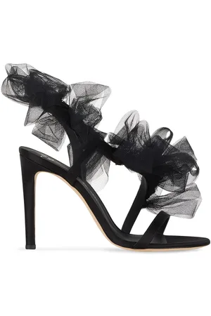 Giuseppe Zanotti Nausica tulle-strap satin sandals