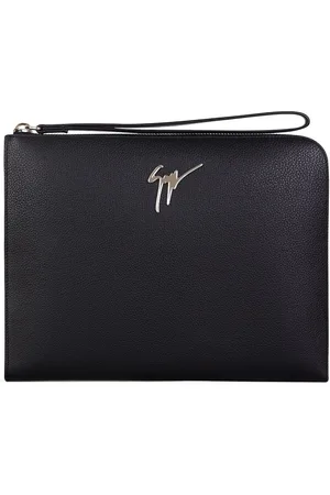 Giuseppe Zanotti Logo-plaque pouch