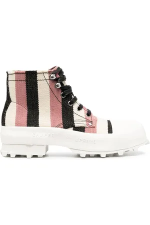 Camper Traktori striped ankle boots