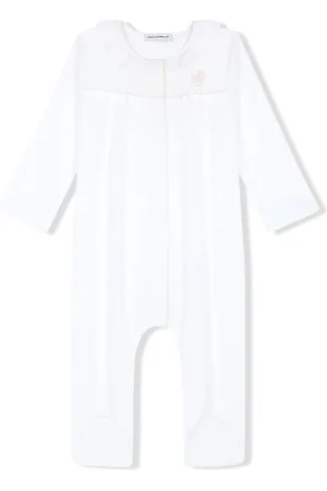 Dolce & Gabbana DG-embroidered jersey and poplin pajamas