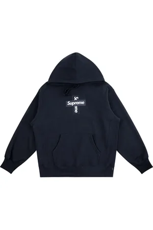 Supreme Box Logo Hoodie (NAVY, LARGE)