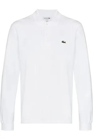Lacoste Logo-patch long-sleeve polo shirt