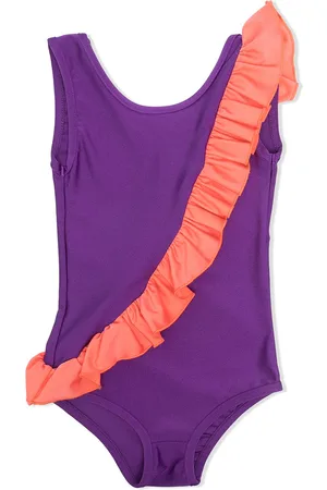 Wauw Capow by Bangbang India contrast ruffle swimsuit