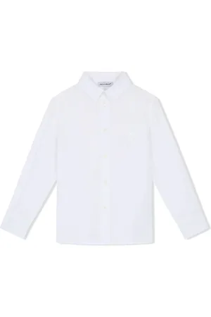 Dolce & Gabbana Logo-embroidered linen T-shirt