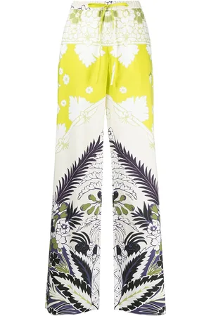 Valentino Garavani chain-print Trousers - Farfetch