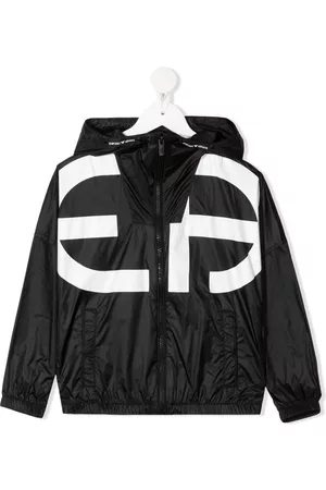 Emporio Armani all-over monogram-print Padded Jacket - Farfetch