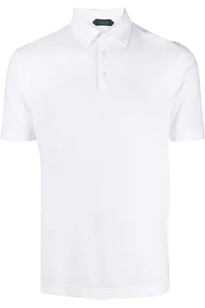 ZANONE Short-sleeve cotton polo shirt