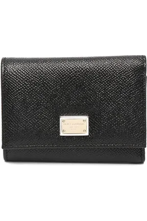 Dolce & Gabbana Logo plaque tri-fold wallet