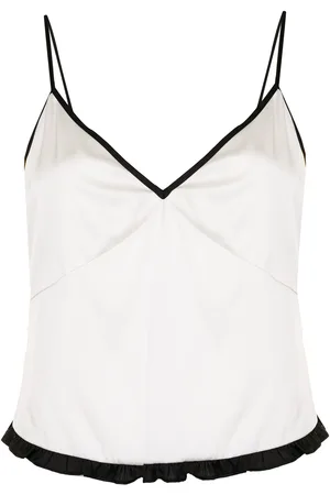 FLEUR DU MAL Silk camisole top