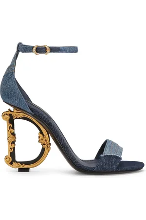 Dolce & Gabbana DG heel patchwork sandals