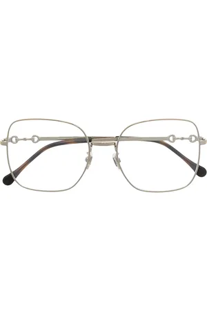 Gucci Horsebit square-frame glasses