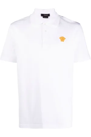 VERSACE Medusa embroidered polo shirt