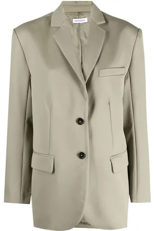ANINE BING Quinn wool oversize blazer