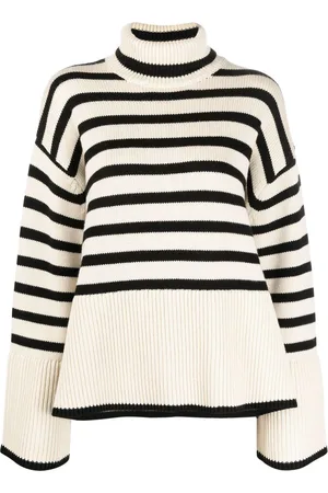 Totême Striped roll neck jumper