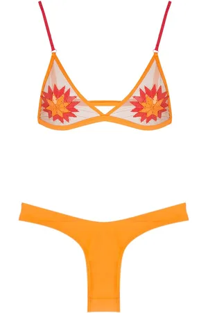 AMIR SLAMA Embroidery Sol bikini set