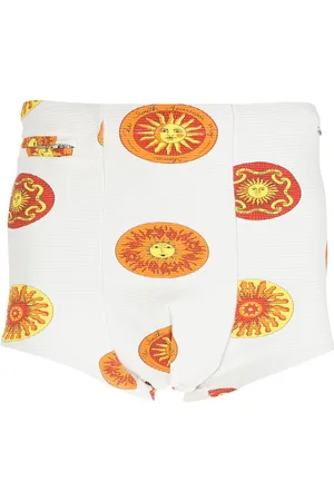 AMIR SLAMA Sol print swimming trunks