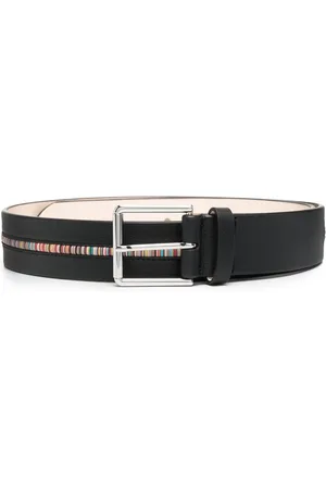 Paul Smith Artist-stripe leather belt