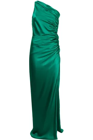 Michelle Mason Asymmetric gathered gown