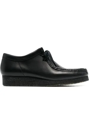 Clarks Wallabee leather lace-up boots