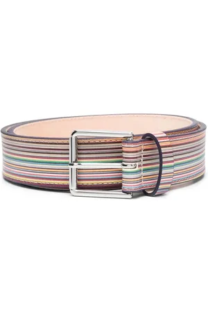 Paul Smith Striped buckle belt
