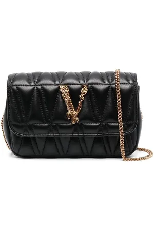 Versace Virtus Quilted Leather Mini Bag