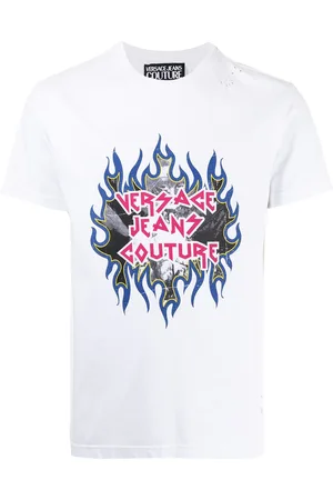 VERSACE Logo-print T-shirt