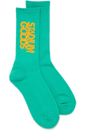 Stadium Goods Logo "Marino Teal" crew socks