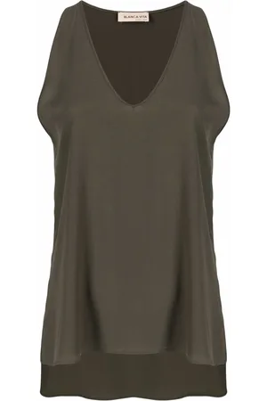 BLANCA V-neck vest top