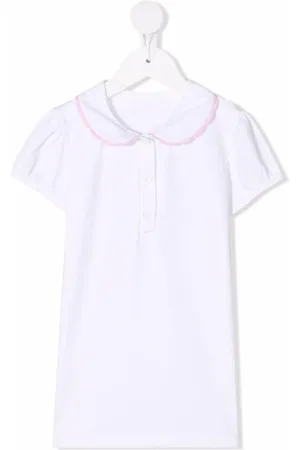 SIOLA Contrast-trim cotton blouse