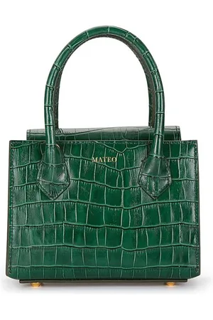 Mateo Diana croc-effect leather tote