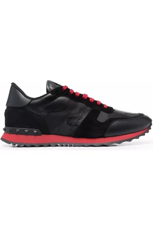 VALENTINO GARAVANI Rockrunner camouflage-print sneakers