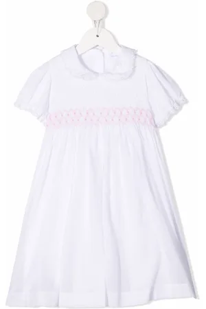 SIOLA Contrast-trim cotton dress