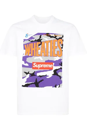 Supreme X Wheaties Box Logo crew neck T-shirt