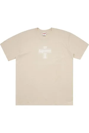 Supreme Cross Box Logo Tee Red - Mens, Size XL