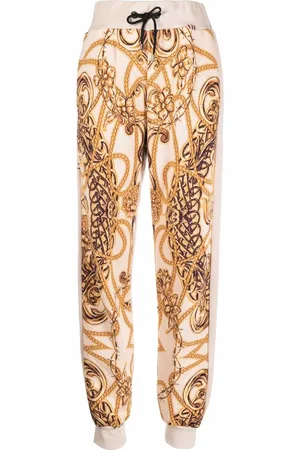 Philipp Plein Baroque-jacquard fleece sweatpants