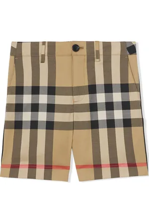 Burberry Checked stretch-cotton shorts