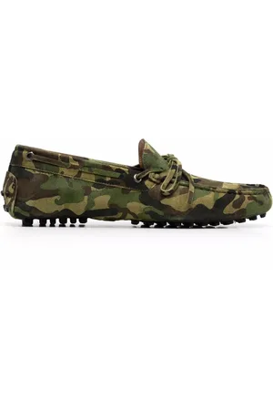 Scarosso James camouflage-print loafers